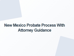 New Mexico Probate Process with Attorney Guidance